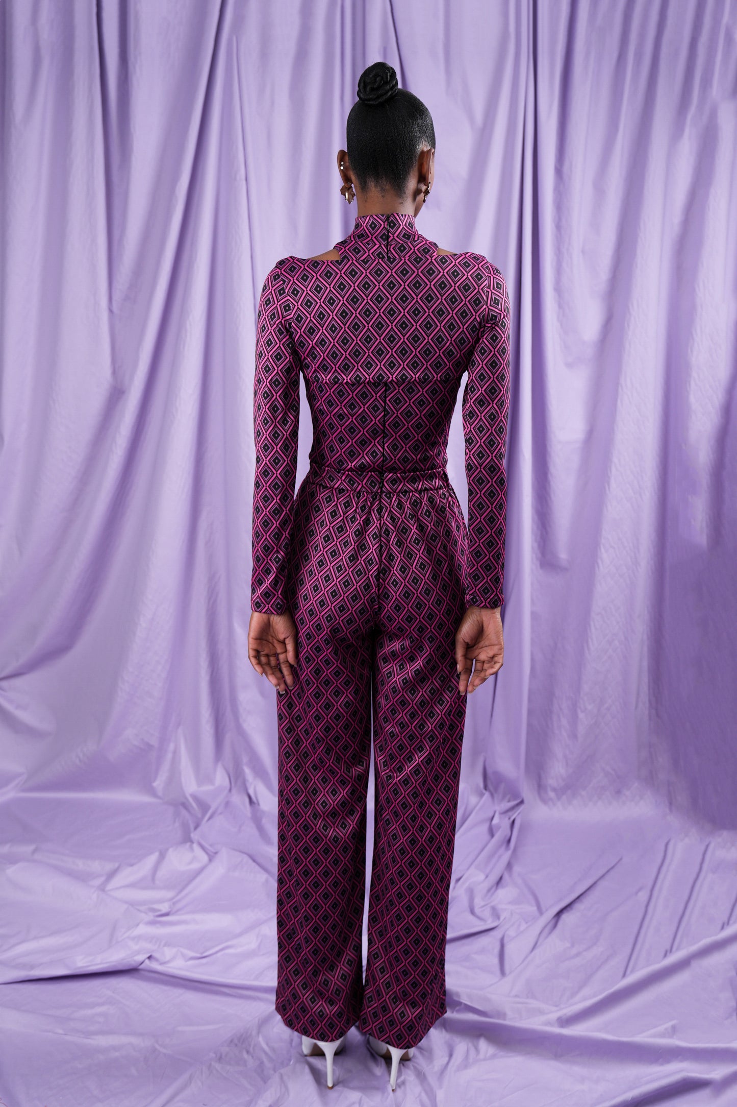 Argyle Knit Trouser (ML115)