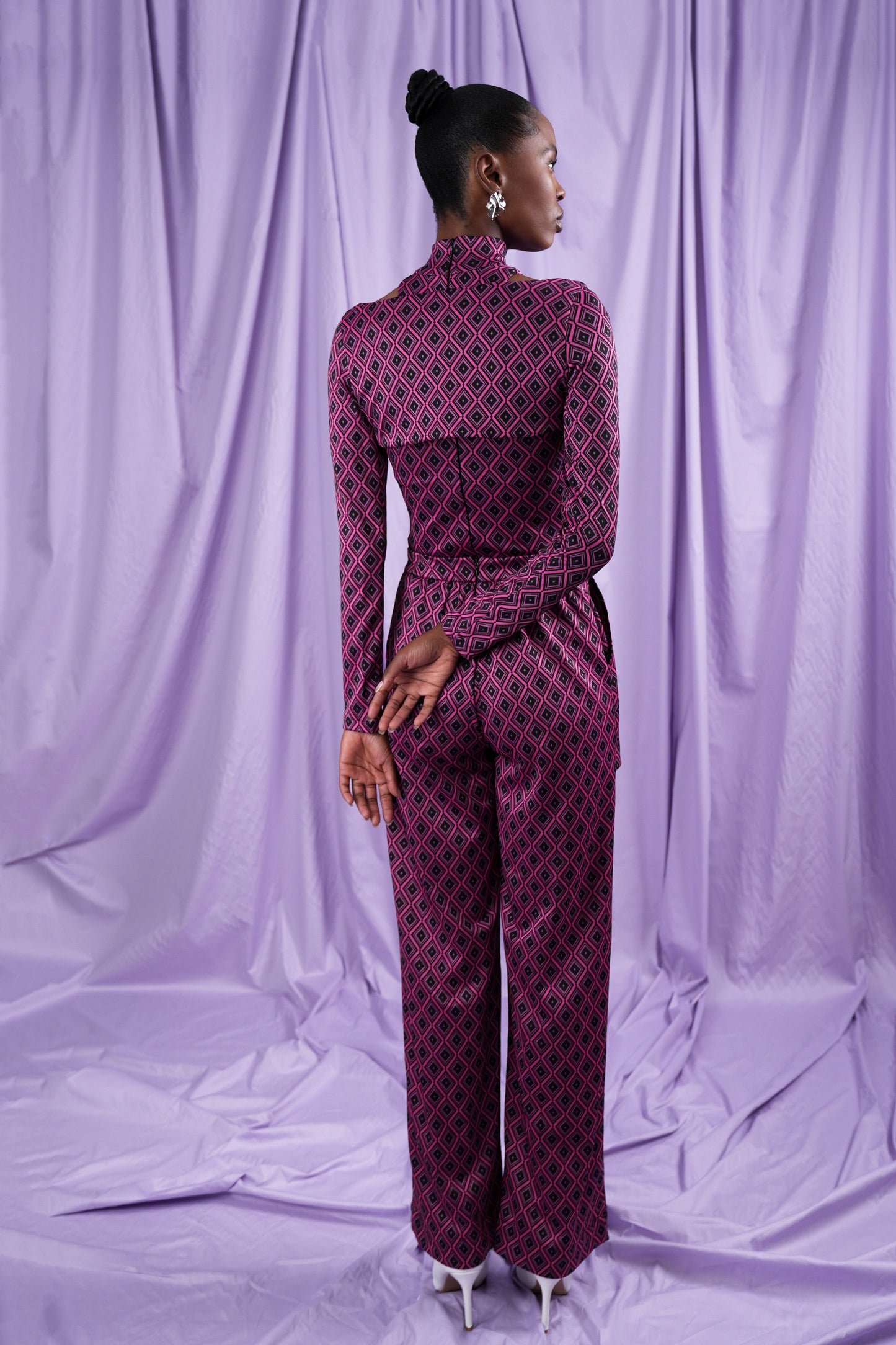 Argyle Knit Trouser (ML115)