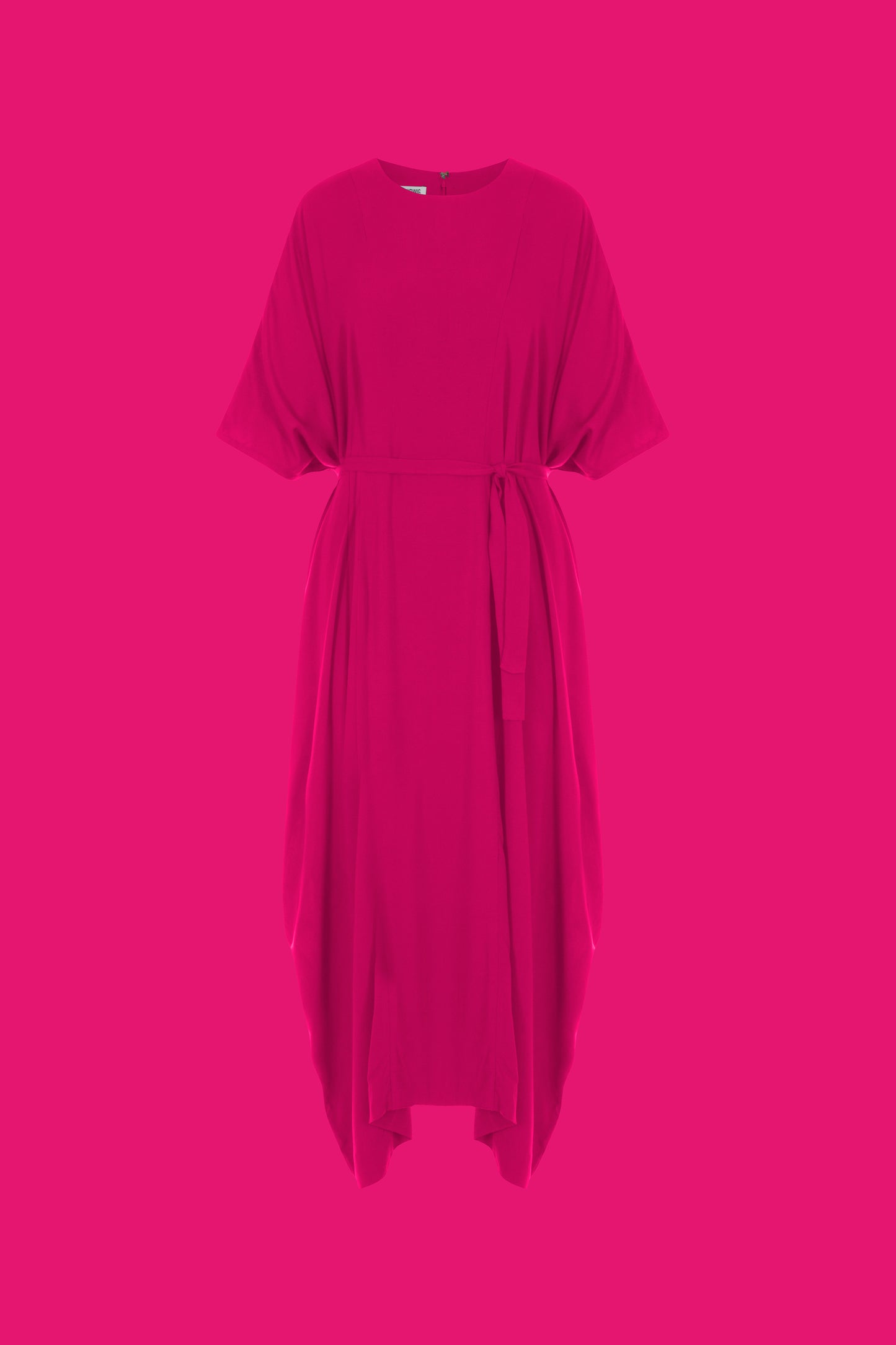 Maxi Flare Panel Dress (ML22 Fuschia)
