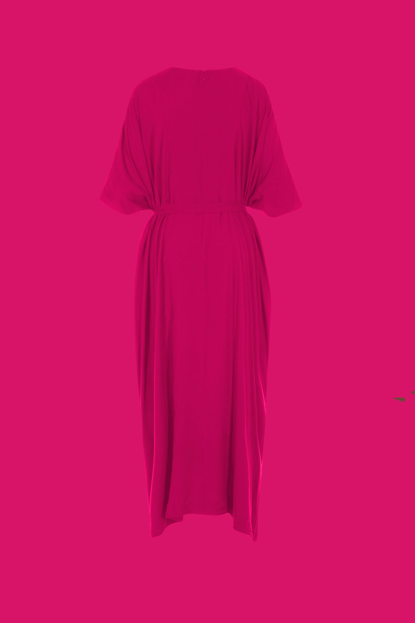 Maxi Flare Panel Dress (ML22 Fuschia)