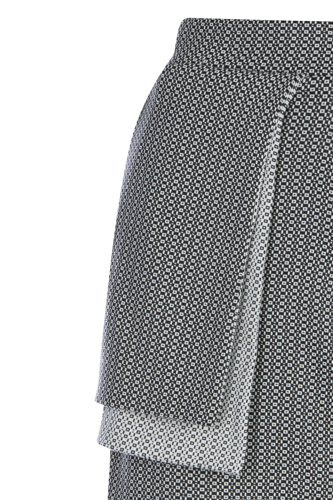 Black/White Jacquard Double Pocket Trouser (ML55)