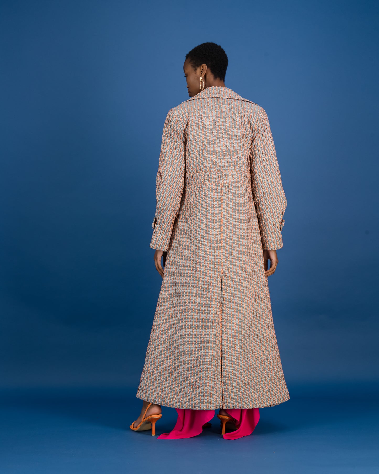 Embroidered Trench Coat (ML39)