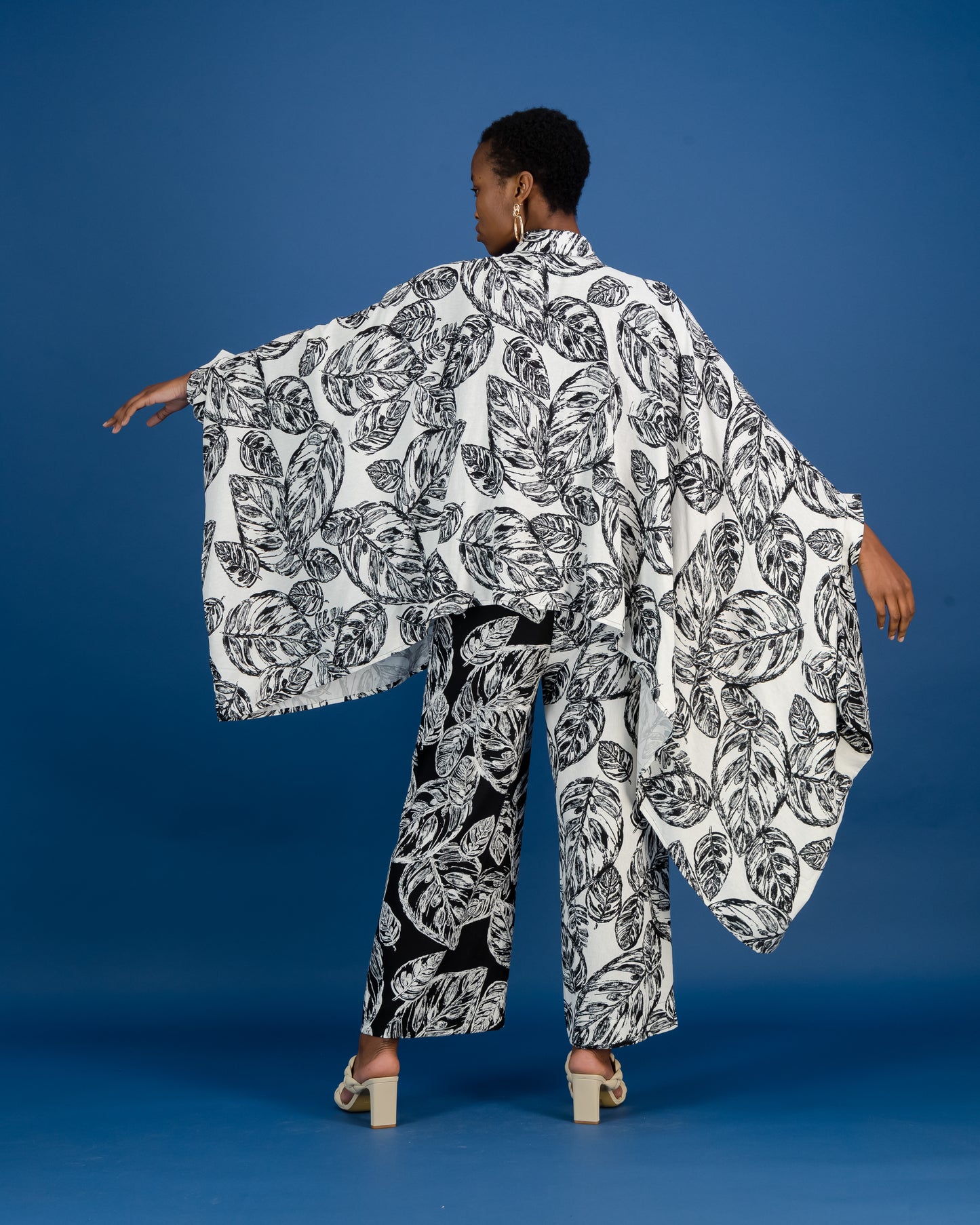 Zero Waste Botancial Print Shirt (ML31)