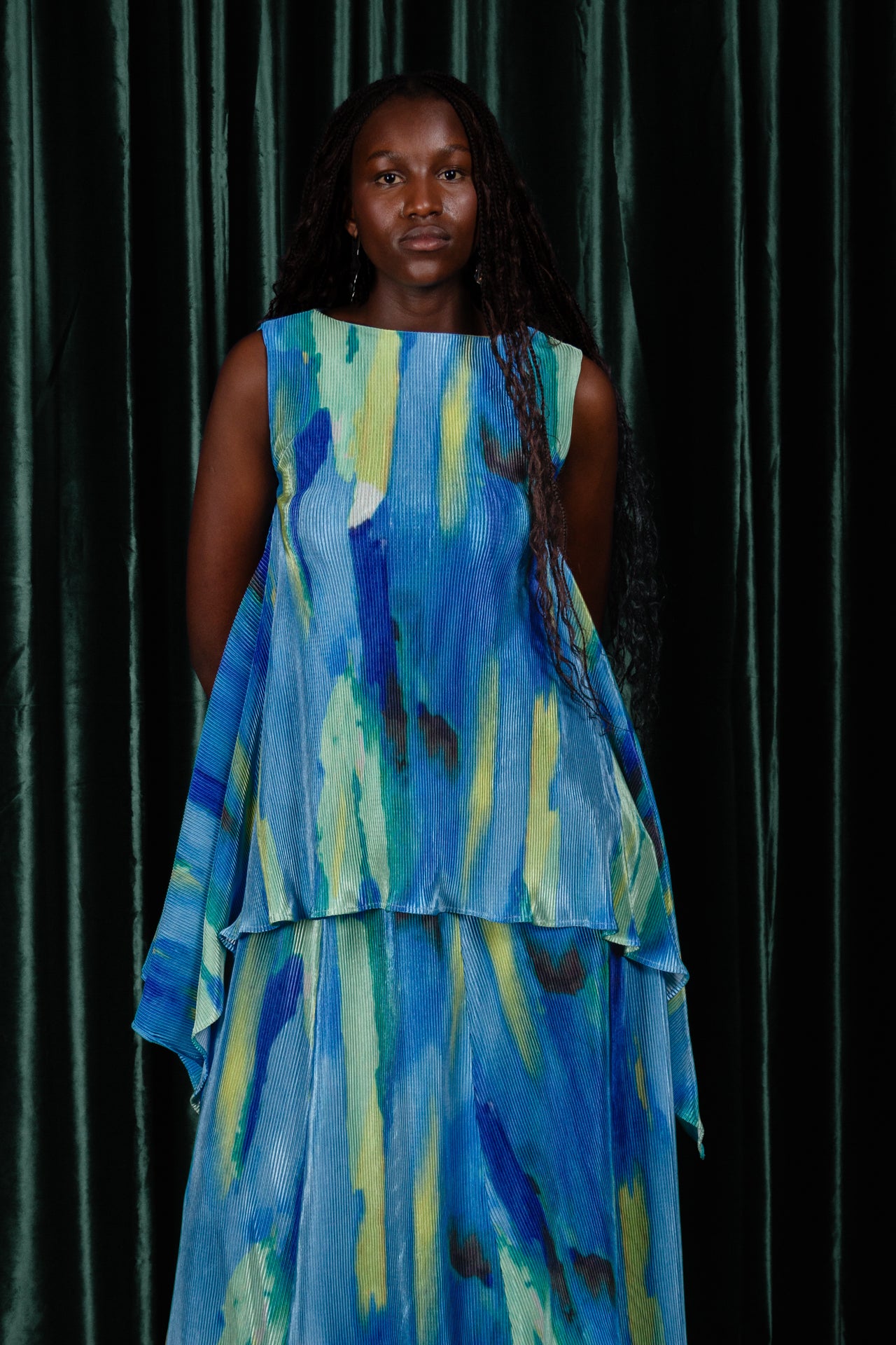 Water Lilly Peplum Top (ML162)