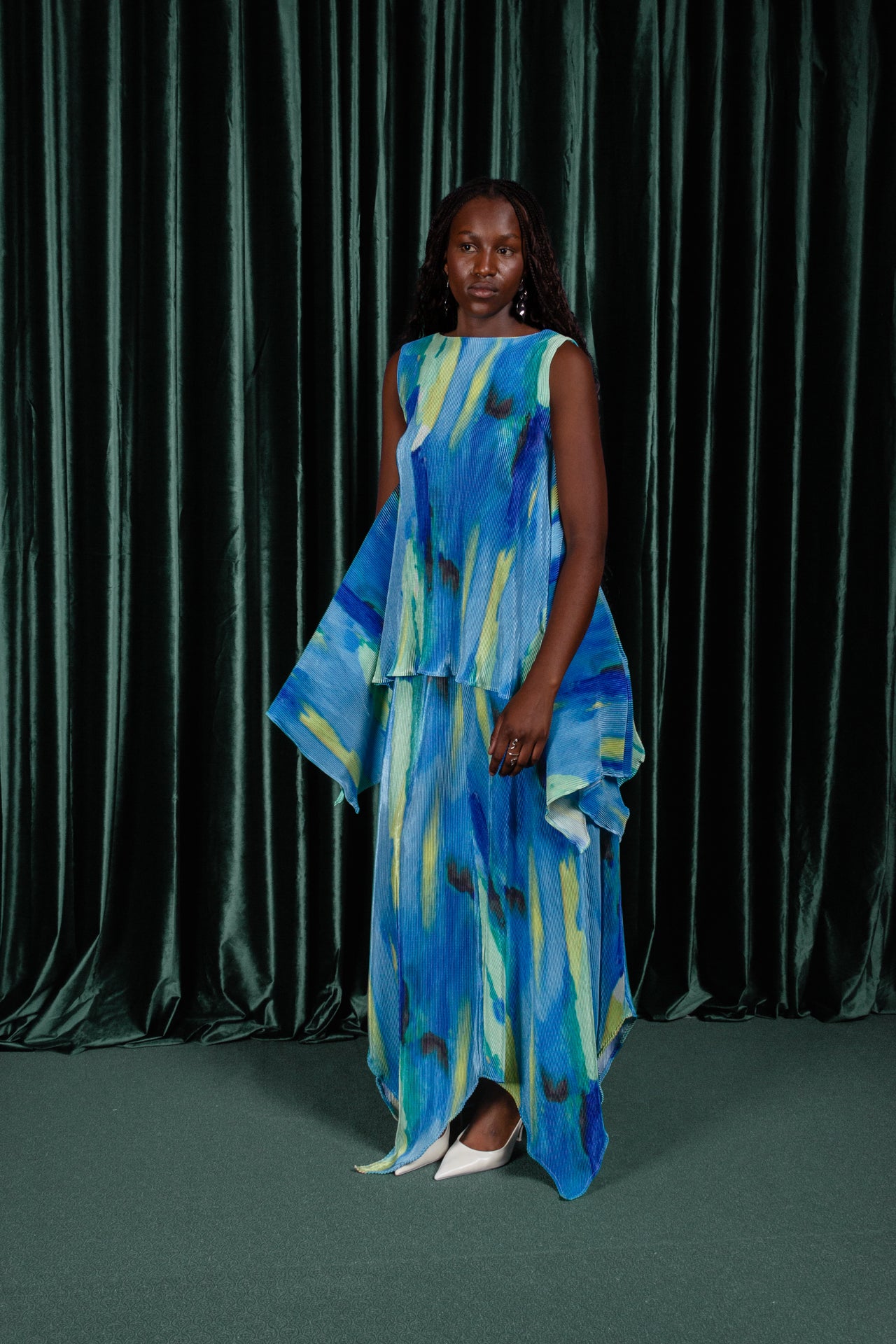 Water Lilly Peplum Top (ML162)