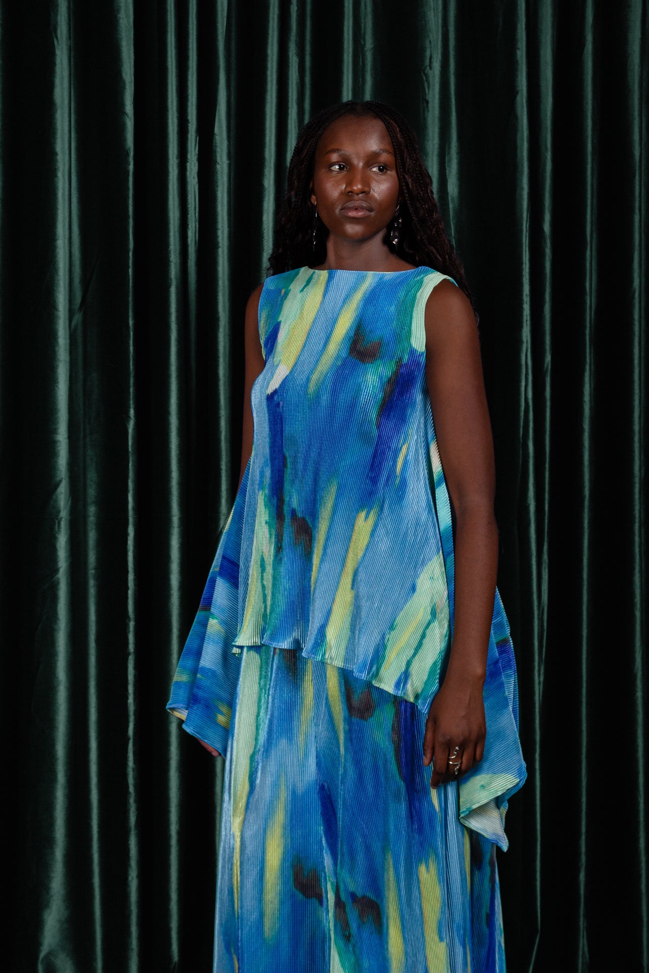 Water Lilly Peplum Top (ML162)