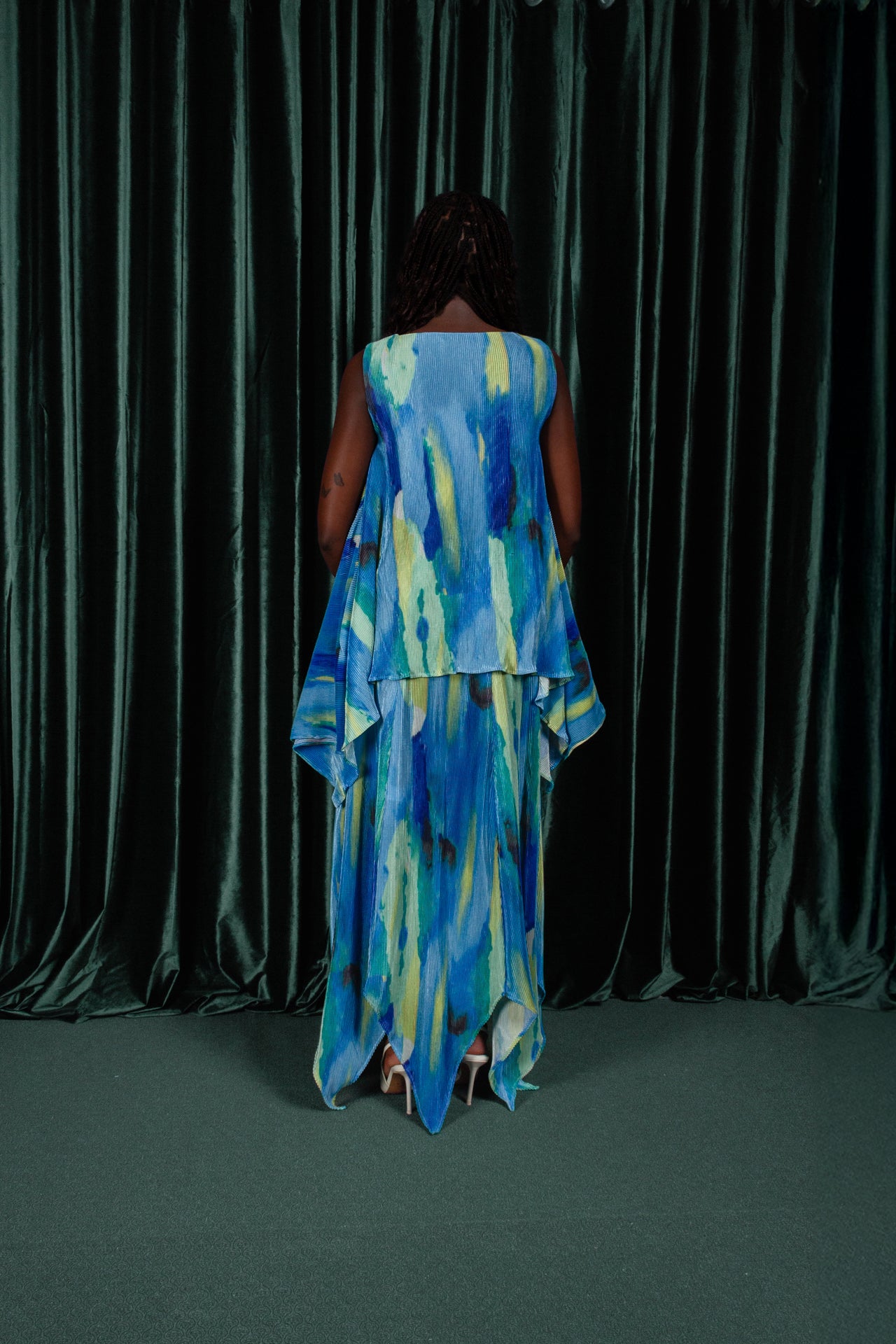 Water Lilly Peplum Top (ML162)