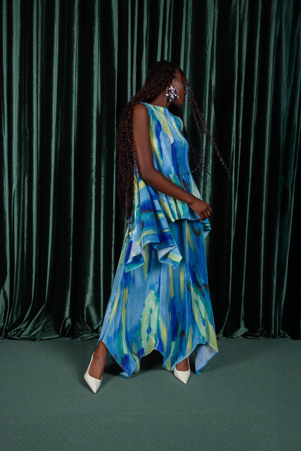 Water Lilly Peplum Top (ML162)