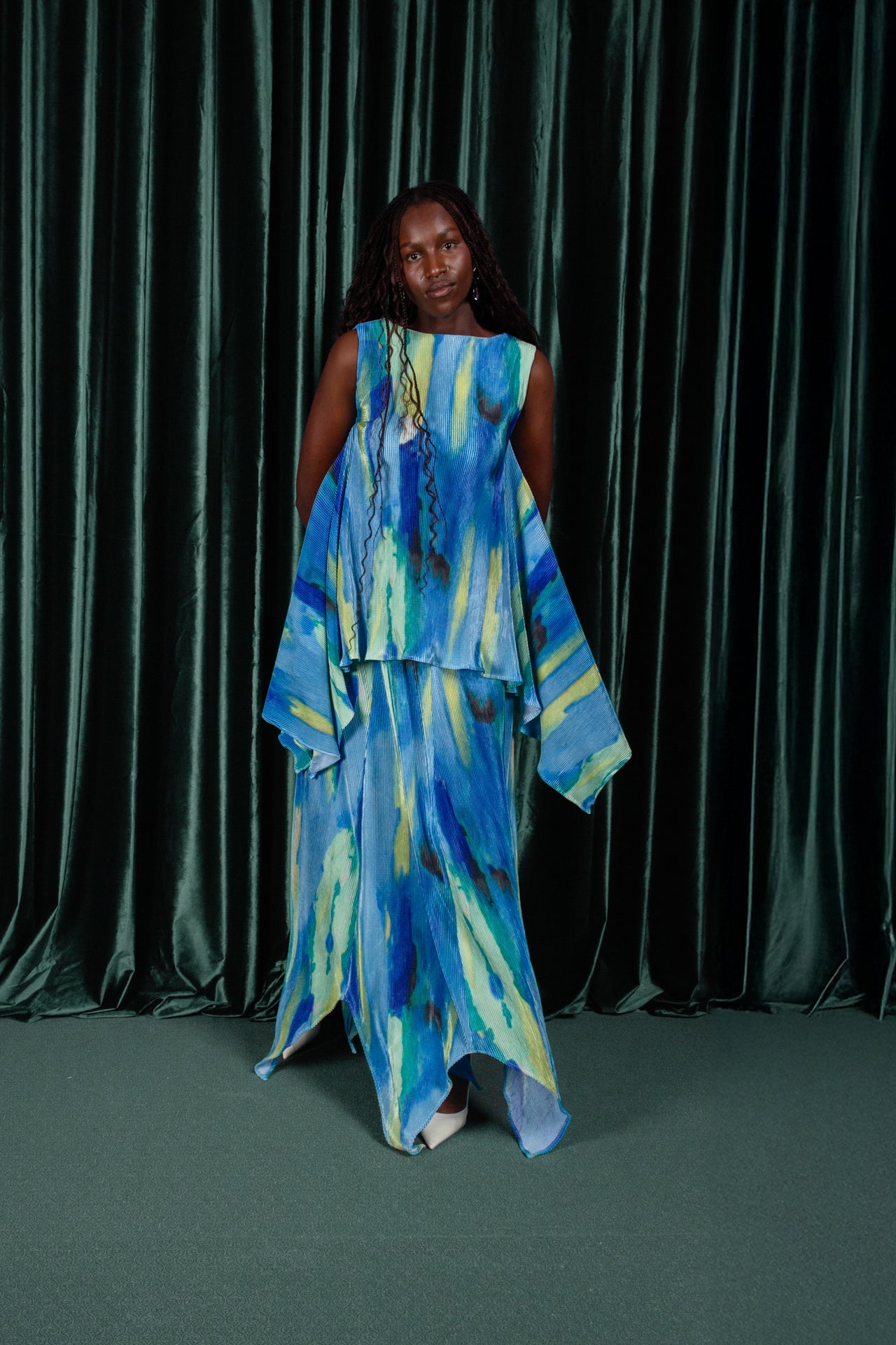 Water Lilly Peplum Top (ML162)