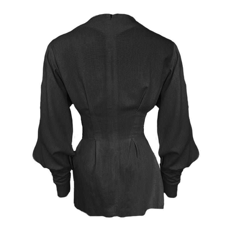 neck shirt (ml61 black/white)