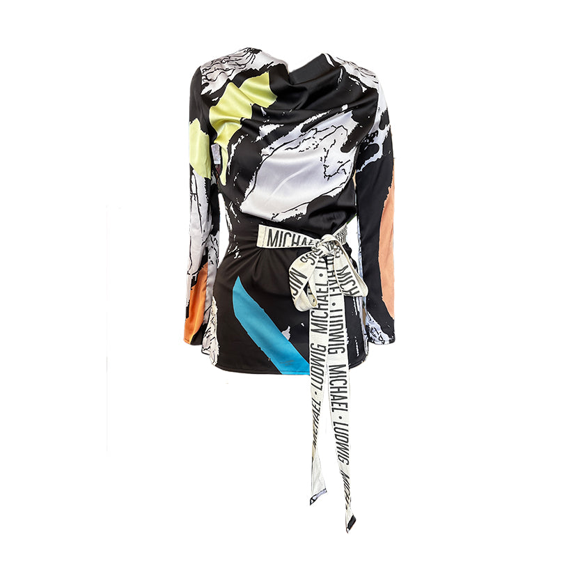 Cowl Top (ML62 Print)
