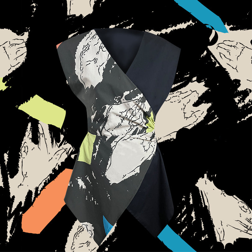 Shoulder Print Top (ML70)