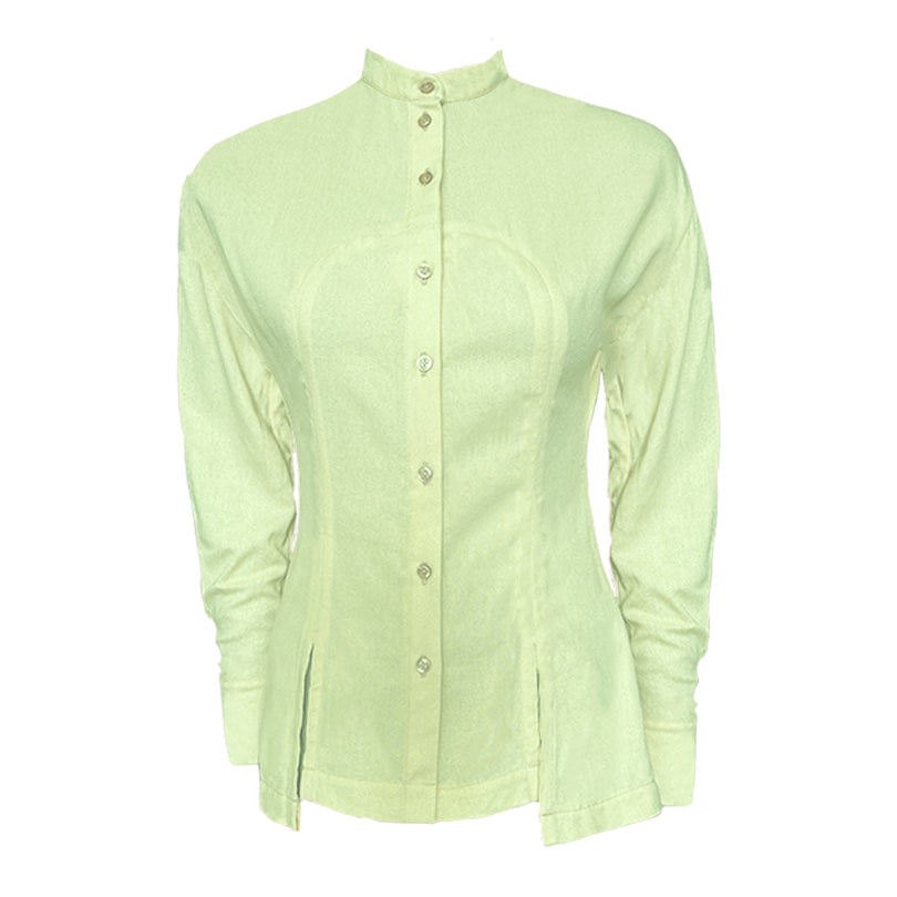 Curve Slit Shirt (ML72 Plain Colours)