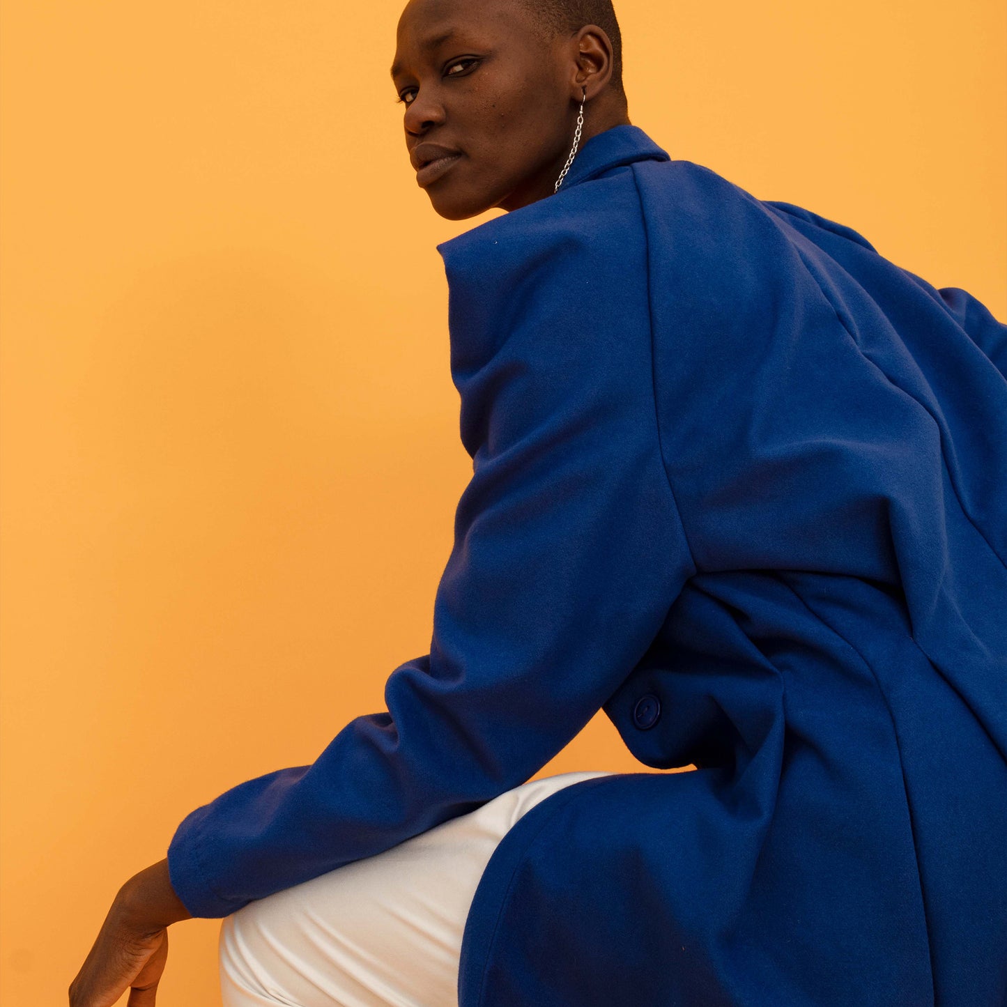 Draped Sleeve Coat (ML75)