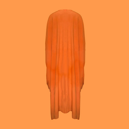 orange one size dress