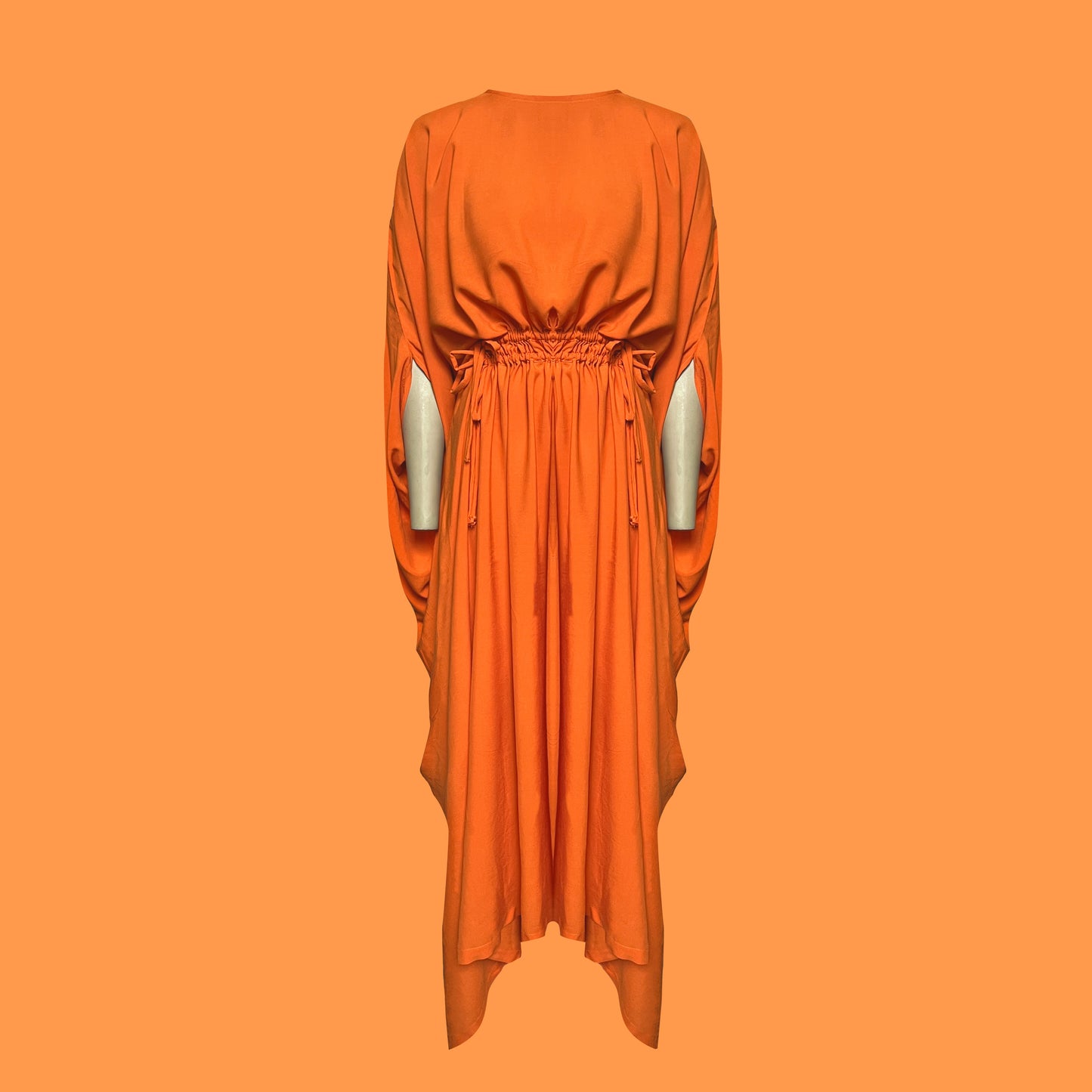 orange size inclusive dress