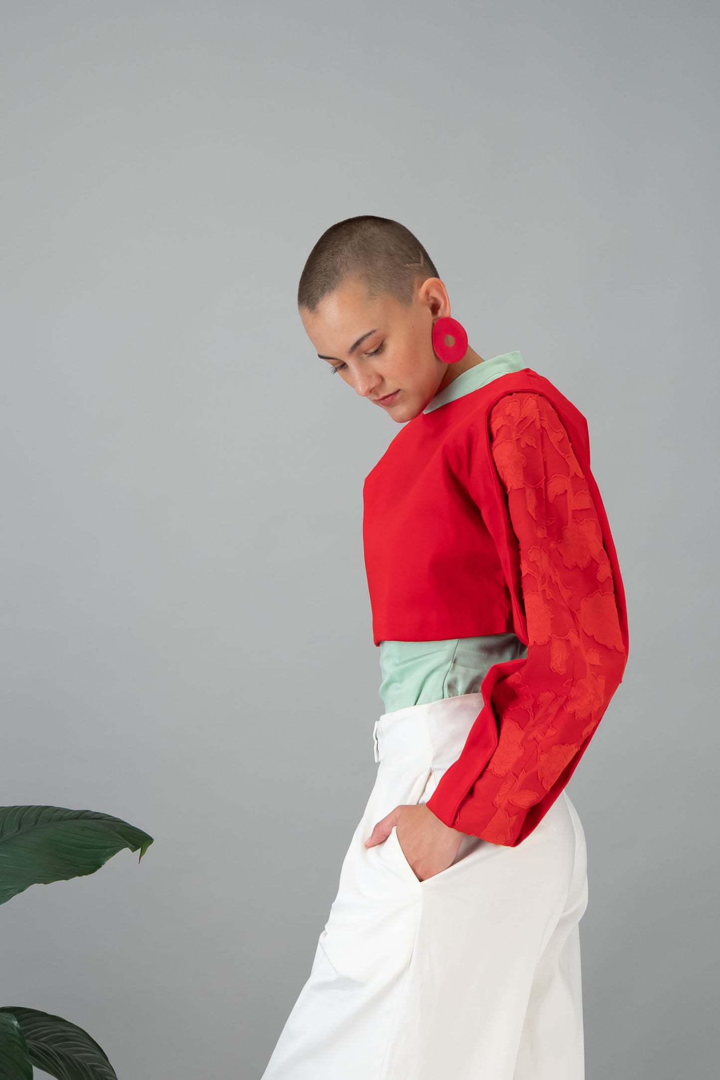 Peony Cropped Jacket (ML85)