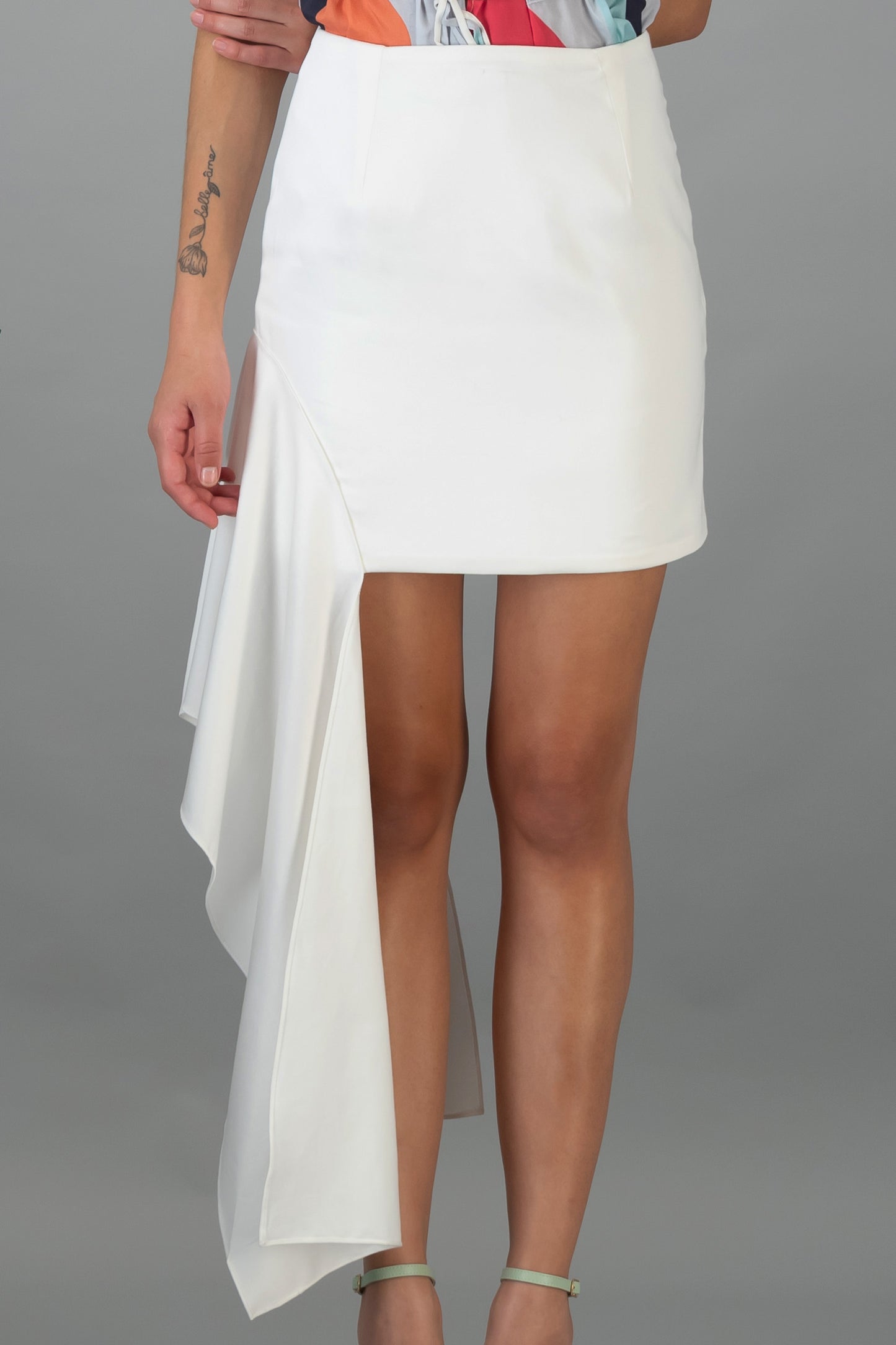 Draped Mini Skirt (ML88)