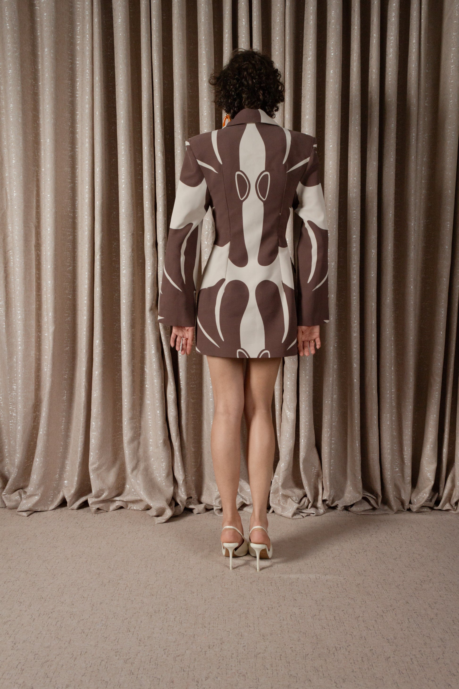 African Daisy Blazer Dress (ML194)