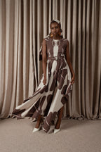 African Daisy Handkerchief Dress (ML200)