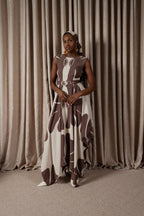 African Daisy Handkerchief Dress (ML200)