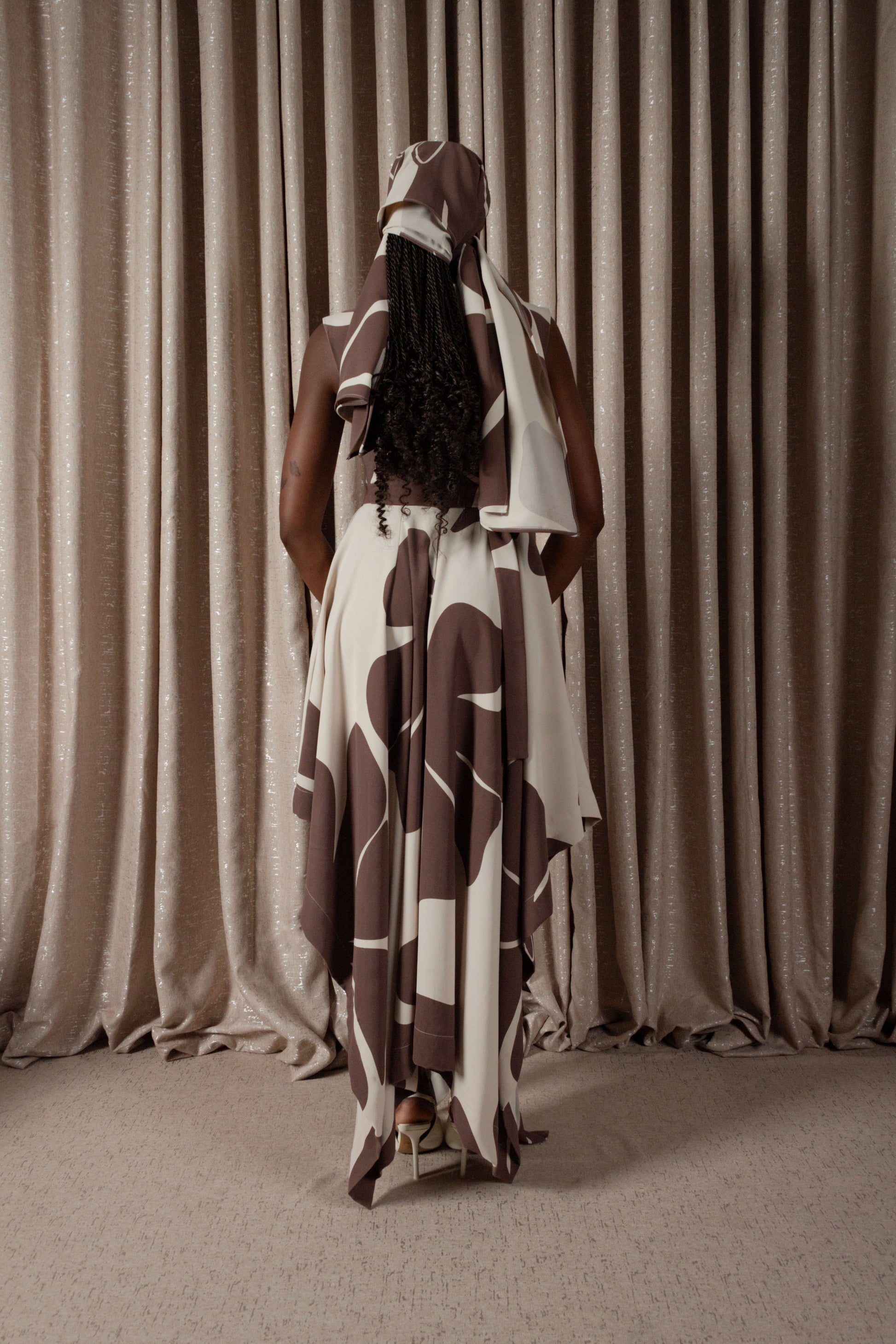 African Daisy Handkerchief Dress (ML200)