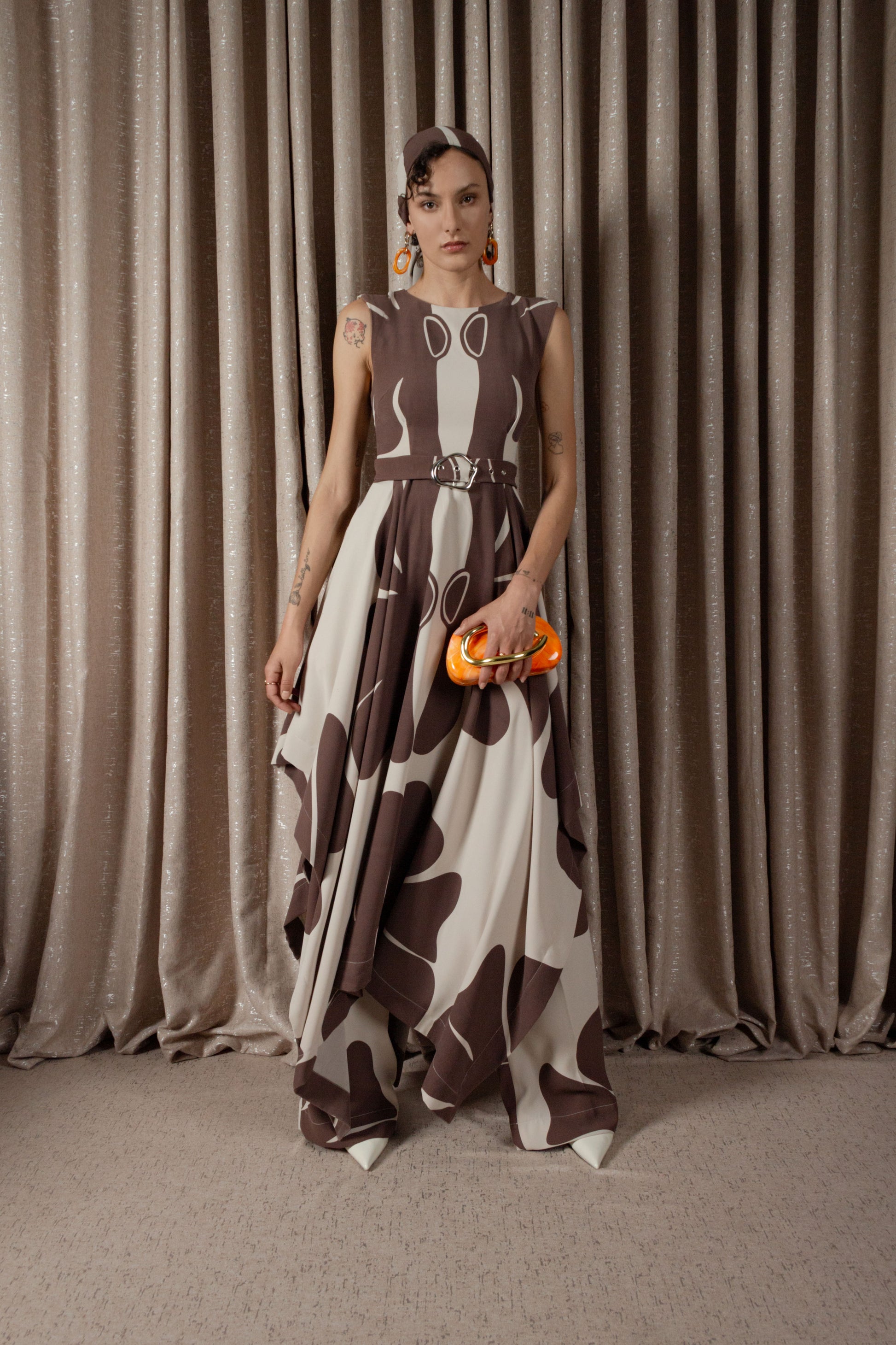 African Daisy Handkerchief Dress (ML200)