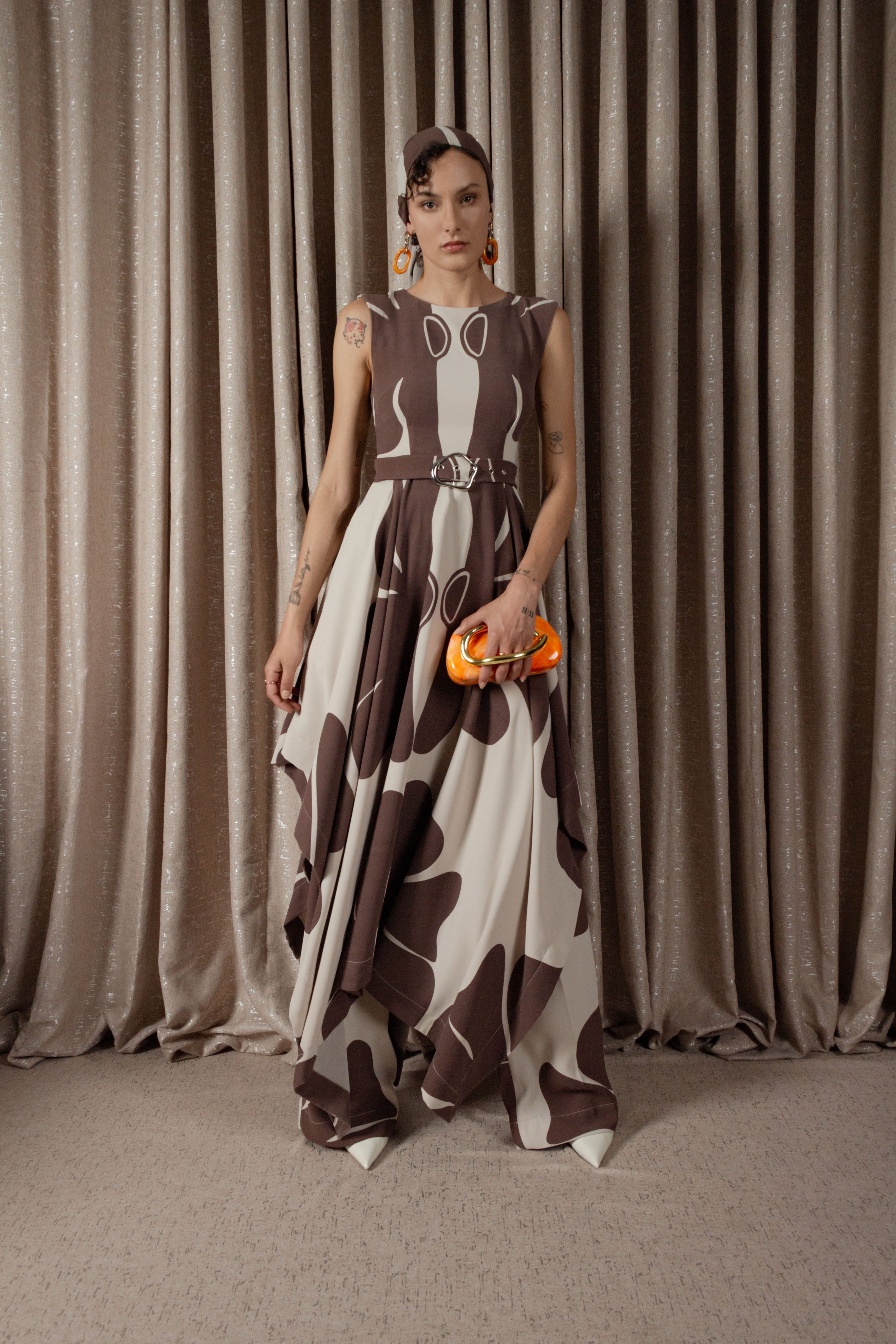 African Daisy Handkerchief Dress (ML200)