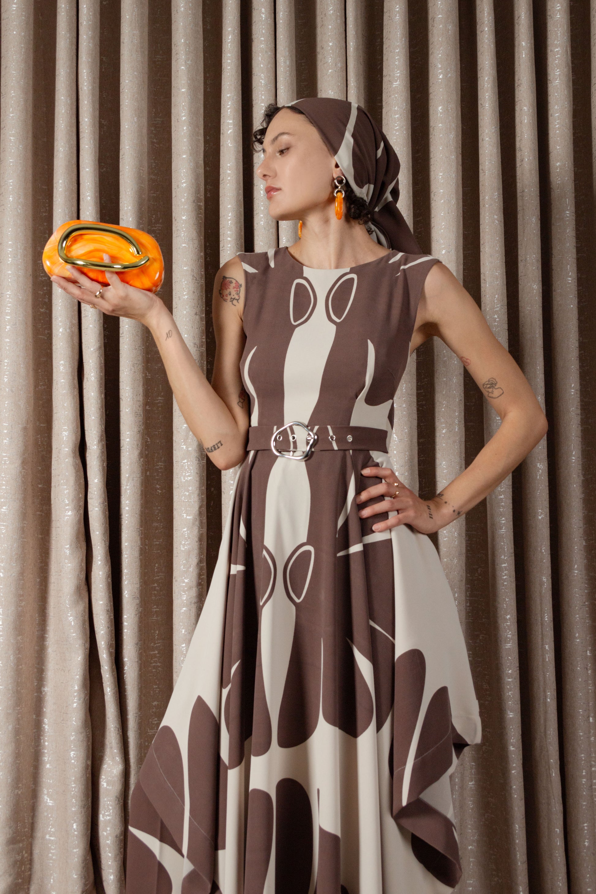 African Daisy Handkerchief Dress (ML200)