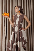 African Daisy Handkerchief Dress (ML200)