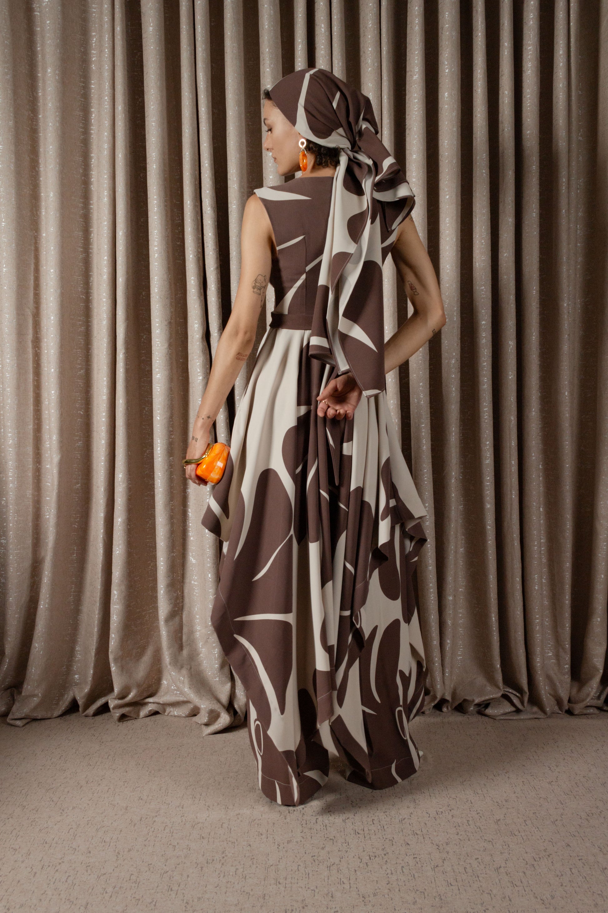 African Daisy Handkerchief Dress (ML200)