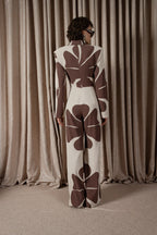 African Daisy Wrap Jumpsuit (ML195)