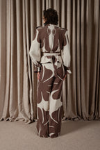 African Daisy Crop Trench Jacket (ML191)