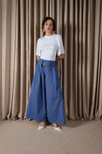 Pinstripe Box Pleat Trouser (ML159)