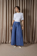 Pinstripe Box Pleat Trouser (ML159)