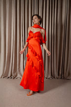 Mandarin Flounce Dress (ML210)