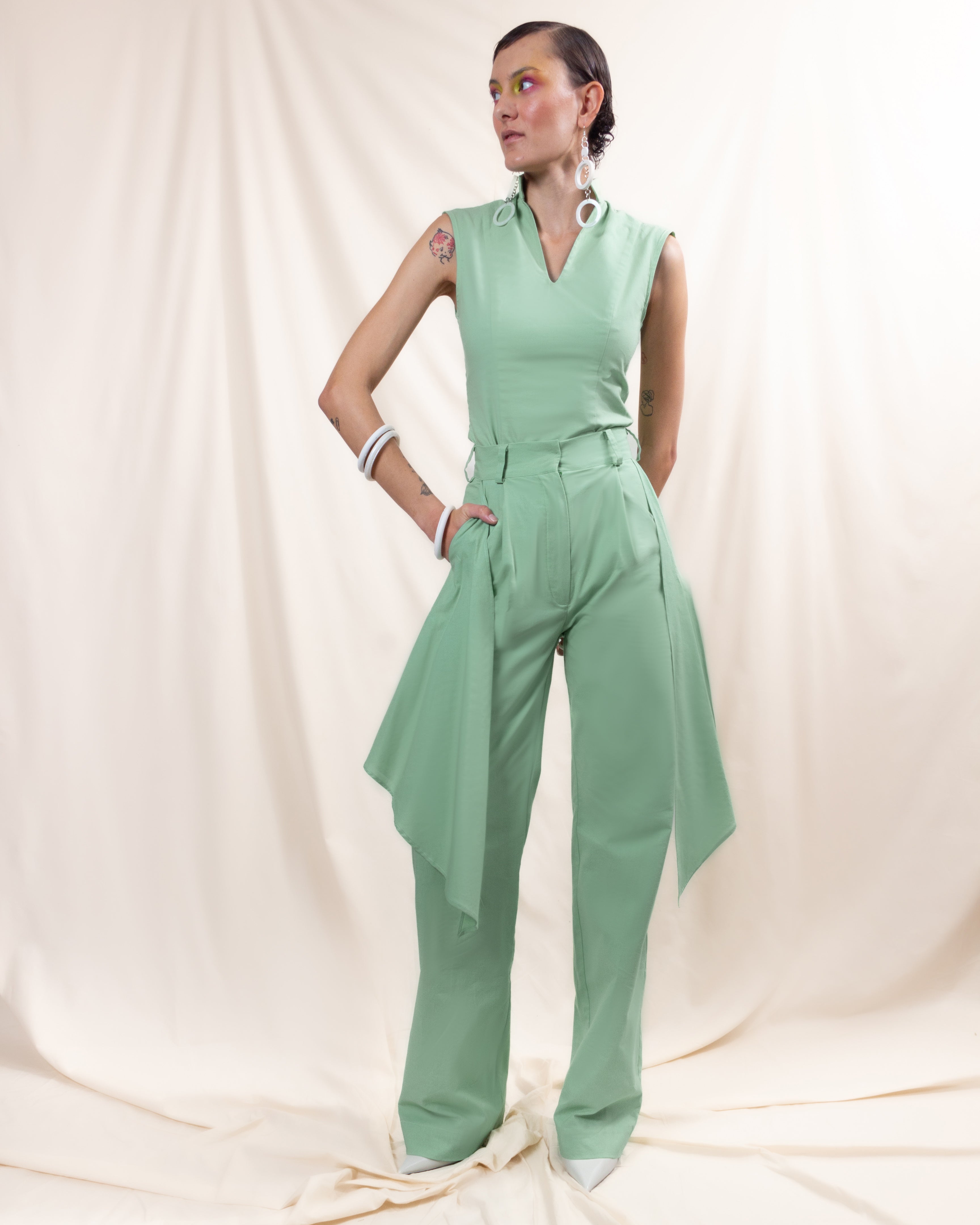 Drape Detail Trouser (ML135)