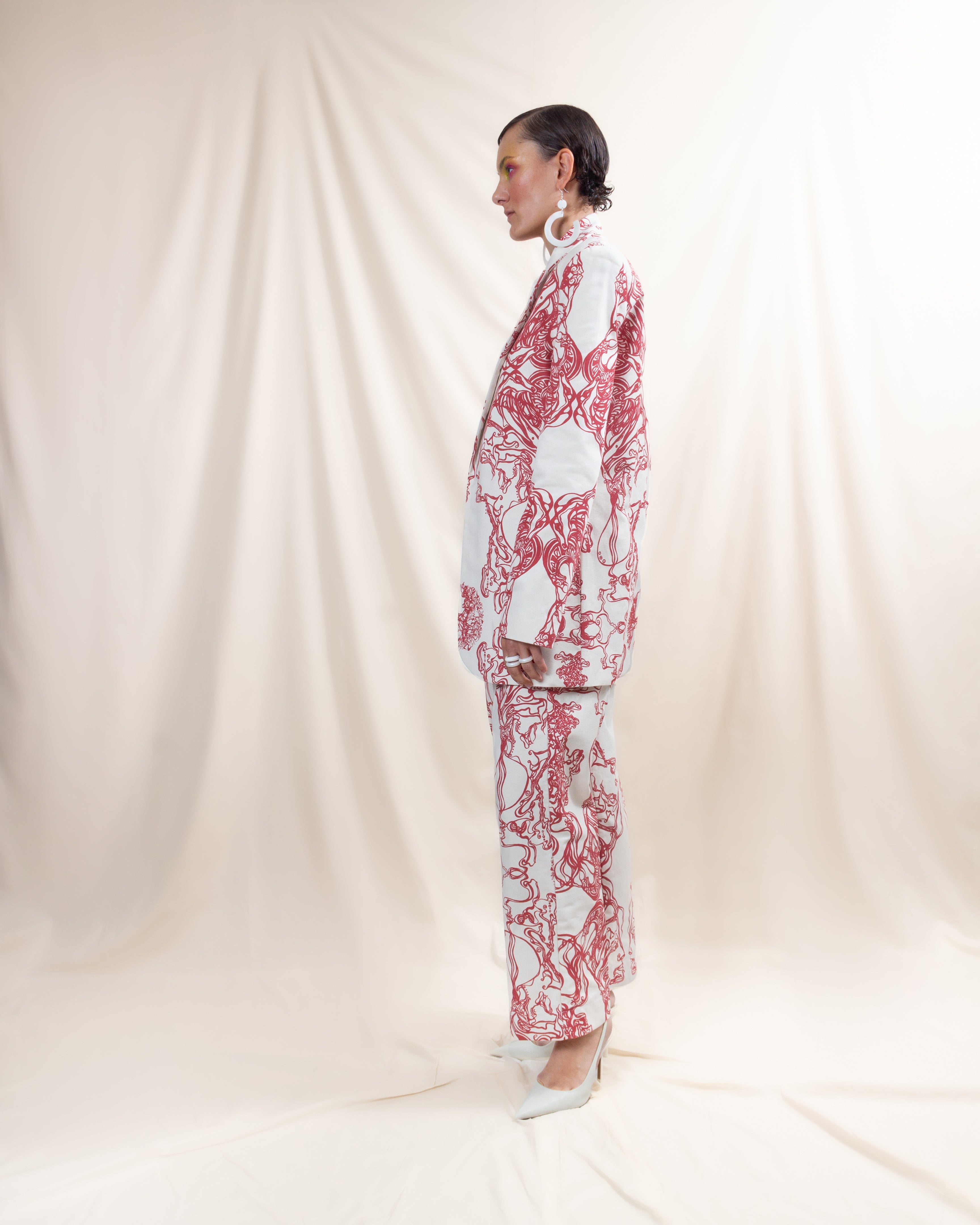 Printed Blazer (ML141)