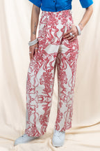 Printed Wrap Trouser (ML142)