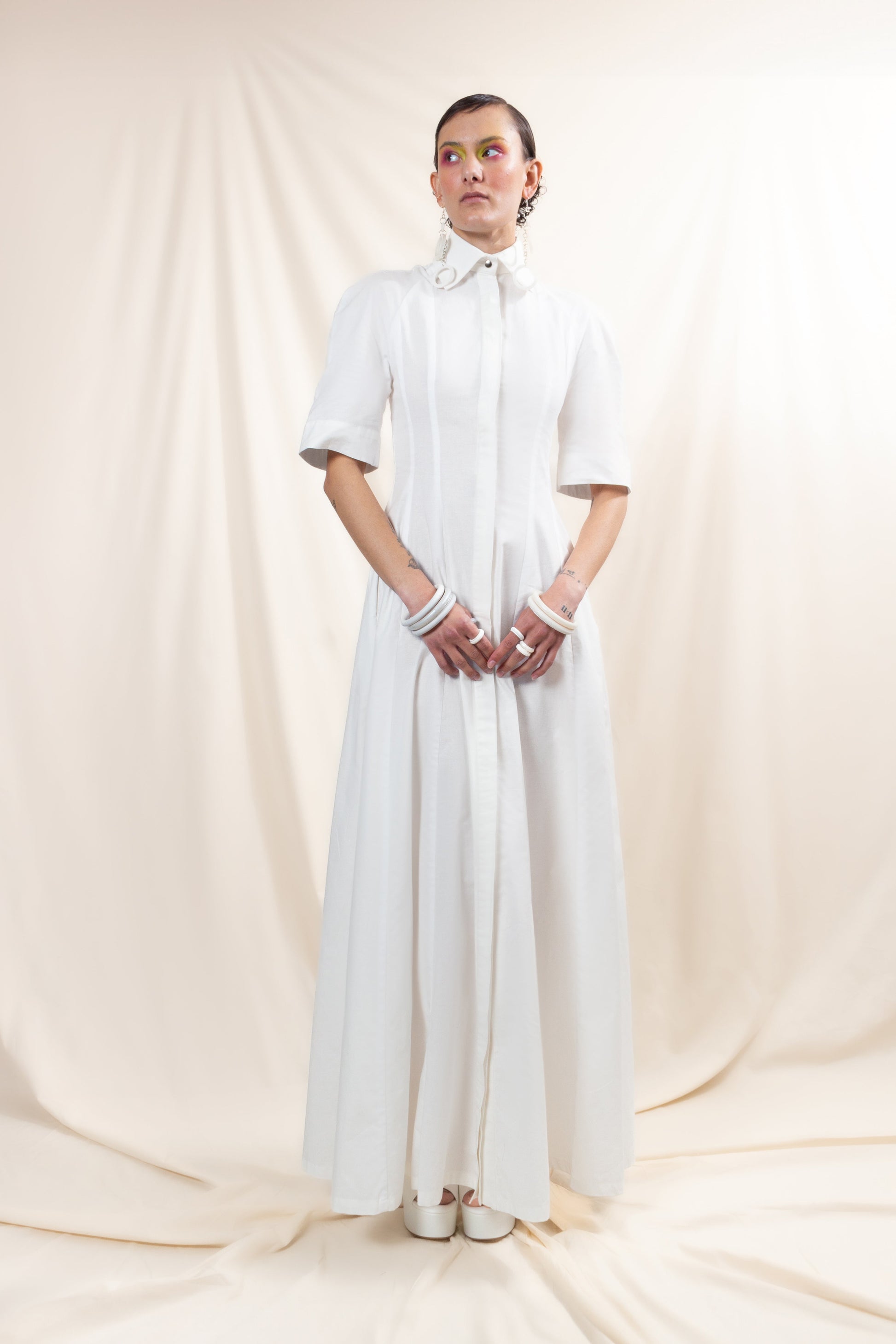 Collared Shirt Dress (ML147)