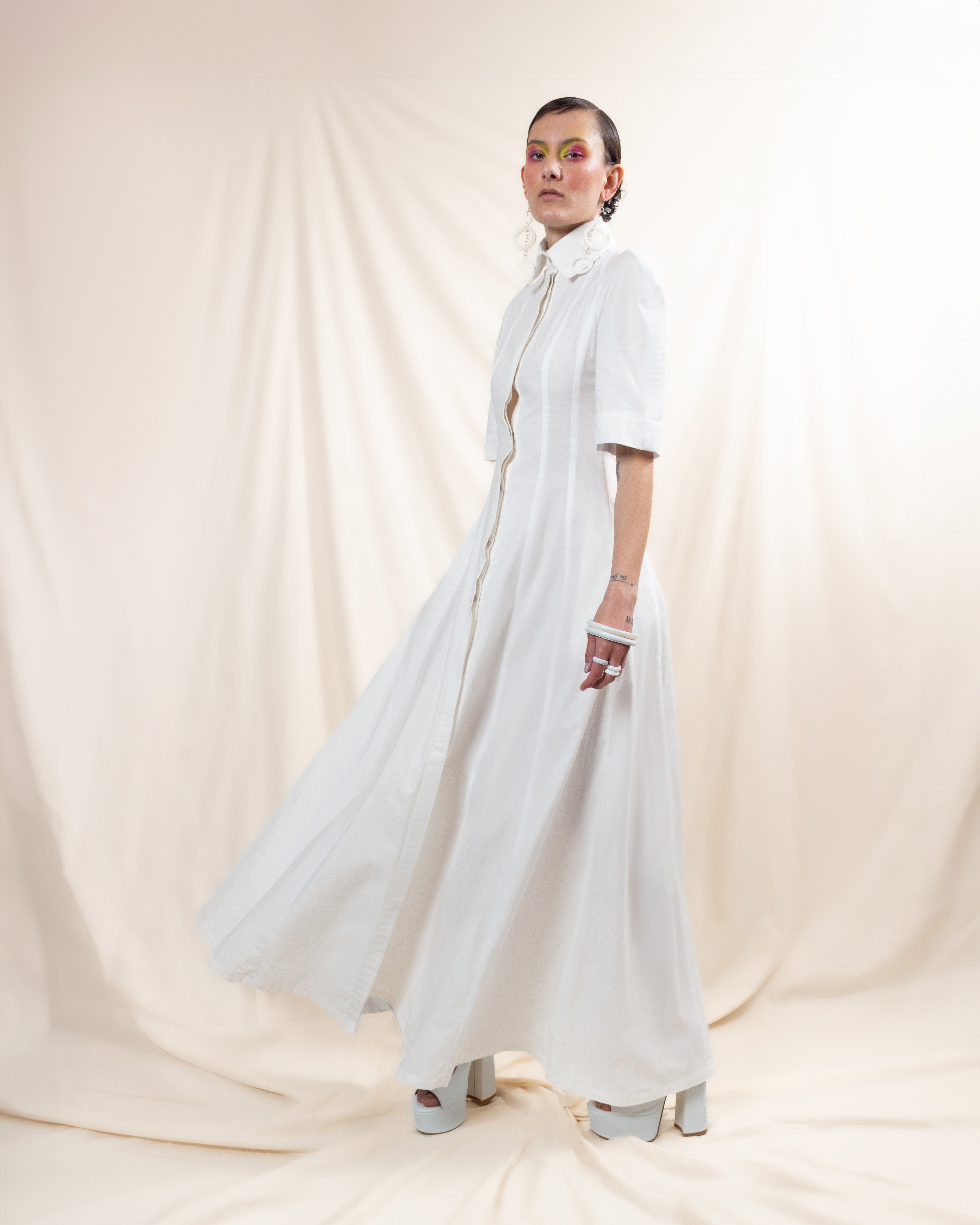 Collared Shirt Dress (ML147)
