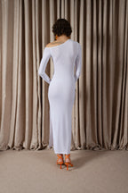 Mesh Gathered Dress (ML189)