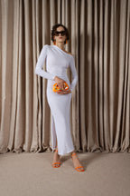 Mesh Gathered Dress (ML189)