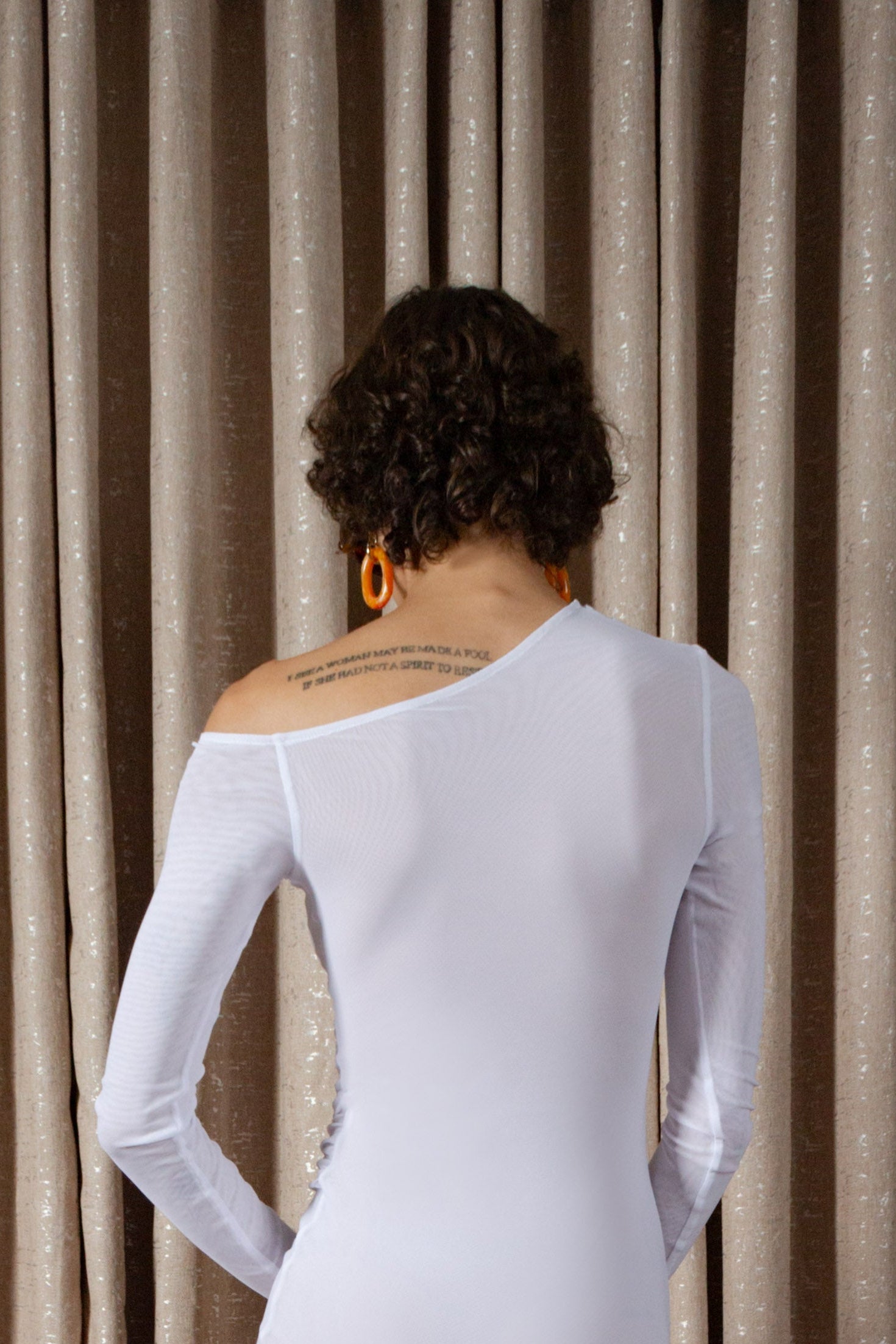 Mesh Gathered Top (ML190)