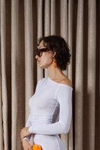 Mesh Gathered Top (ML190)