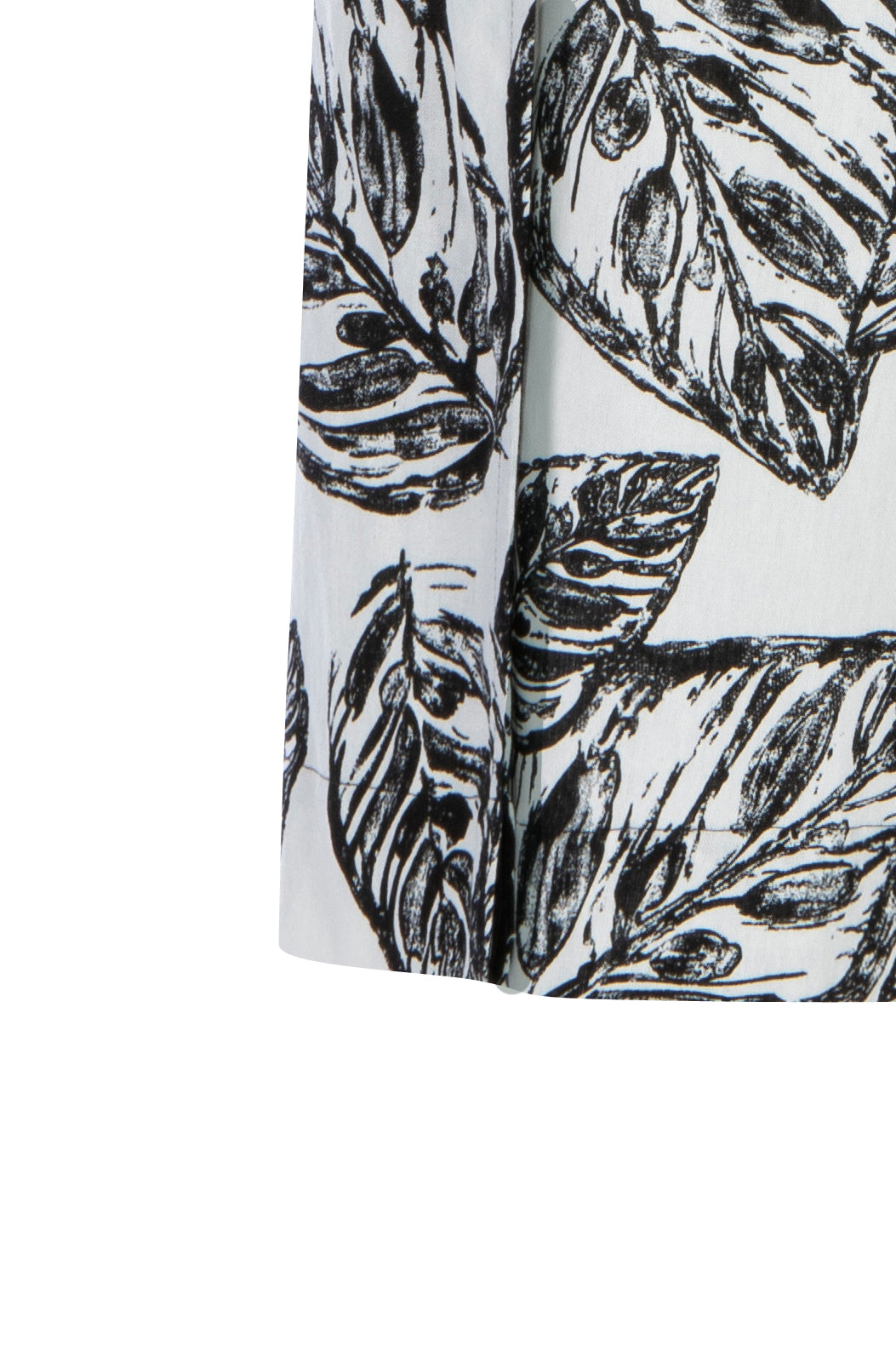 Zero Waste Botanical Print Wrap Trouser (ML32)