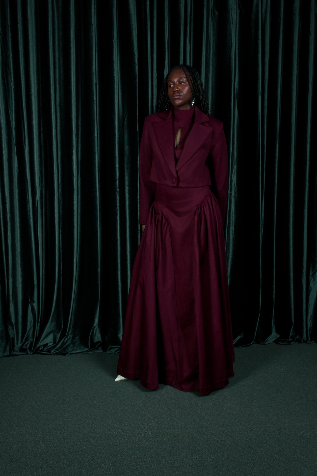 Sepal Crop Blazer (ML155)