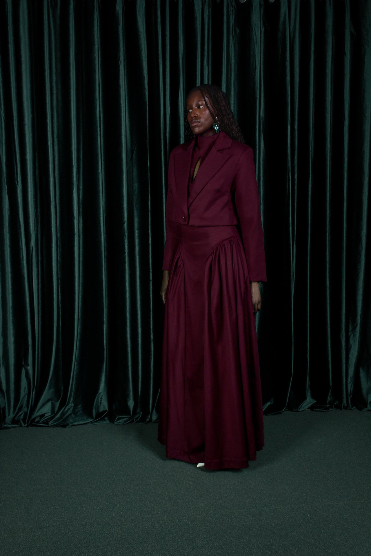 Sepal Crop Blazer (ML155)