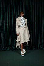 Tweed Calyx Wrap Skirt (ML167)