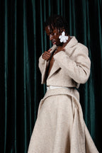 Tweed Calyx Wrap Skirt (ML167)